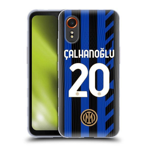 Fc Internazionale Milano 2024/25 Players Home Kit Hakan Çalhanoglu Soft Gel Case for Samsung Galaxy Xcover7 5G