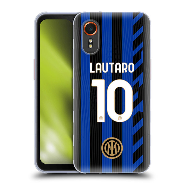 Fc Internazionale Milano 2024/25 Players Home Kit Lautaro Martínez Soft Gel Case for Samsung Galaxy Xcover7 5G