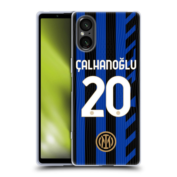 Fc Internazionale Milano 2024/25 Players Home Kit Hakan Çalhanoglu Soft Gel Case for Sony Xperia 5 V 5G