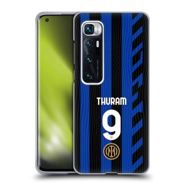 Fc Internazionale Milano 2024/25 Players Home Kit Marcus Thuram Soft Gel Case for Xiaomi Mi 10 Ultra 5G