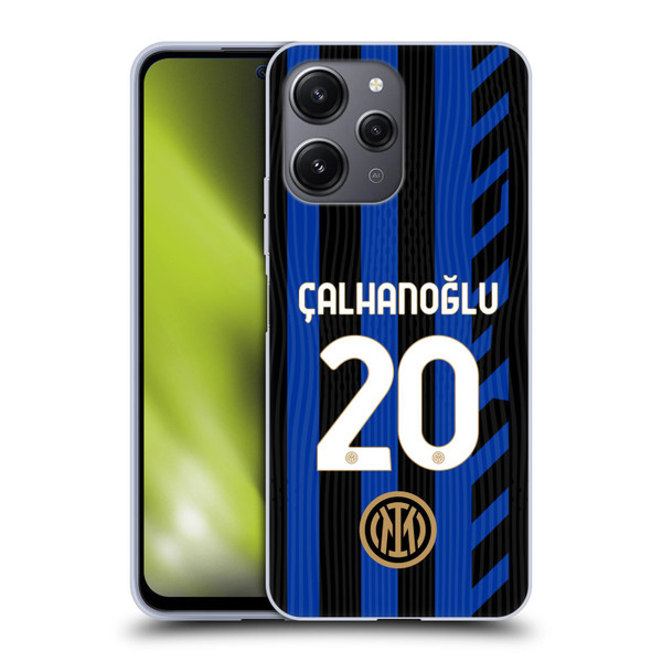 Fc Internazionale Milano 2024/25 Players Home Kit Hakan Çalhanoglu Soft Gel Case for Xiaomi Redmi 12