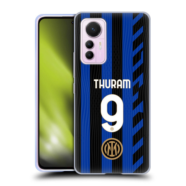 Fc Internazionale Milano 2024/25 Players Home Kit Marcus Thuram Soft Gel Case for Xiaomi 12 Lite