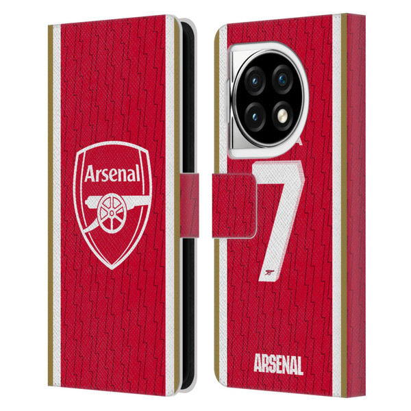 Arsenal FC 2023/24 Players Home Kit Bukayo Saka Leather Book Wallet Case Cover For OPPO OnePlus Ace 3 5G