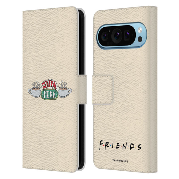Friends TV Show Iconic Central Perk Leather Book Wallet Case Cover For Google Pixel 9 / Pixel 9 Pro
