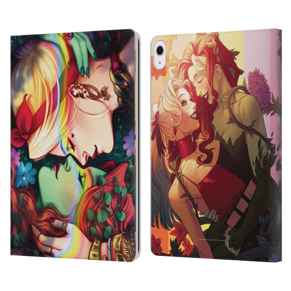 Batman DC Comics Gotham City Sirens Poison Ivy & Harley Quinn Leather Book Wallet Case Cover For Apple iPad Air 13 2024