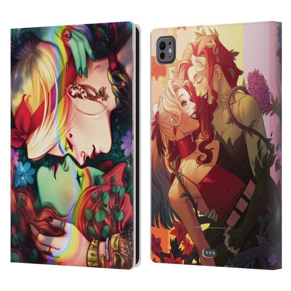 Batman DC Comics Gotham City Sirens Poison Ivy & Harley Quinn Leather Book Wallet Case Cover For Apple iPad Pro 11 M4 2024