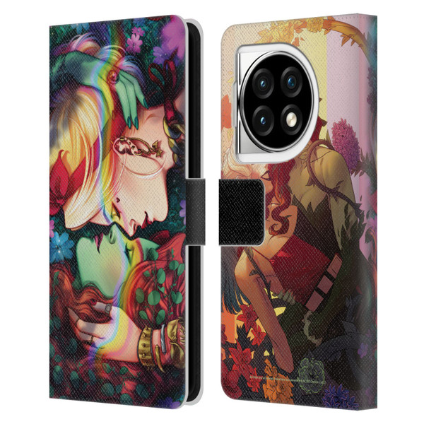 Batman DC Comics Gotham City Sirens Poison Ivy & Harley Quinn Leather Book Wallet Case Cover For OPPO OnePlus Ace 3 5G