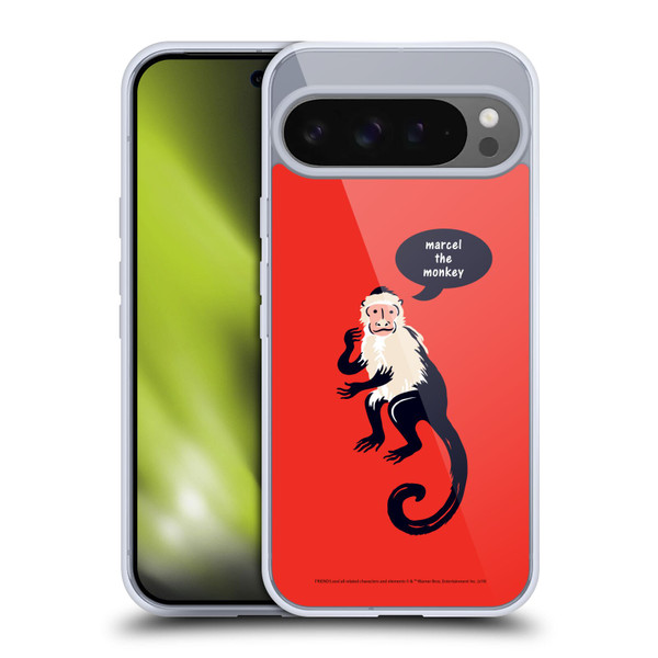 Friends TV Show Iconic Marcel The Monkey Soft Gel Case for Google Pixel 9 Pro XL