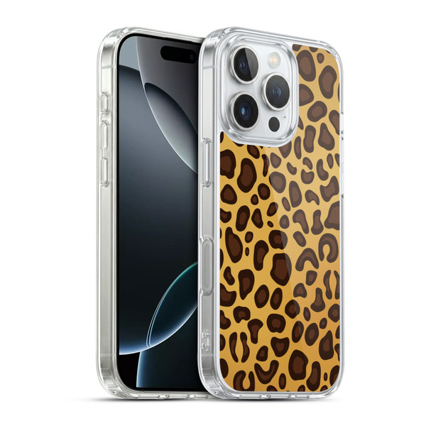 Haroulita Animal Prints Leopard Soft Gel Case for Apple iPhone 16 Pro & MagSafe