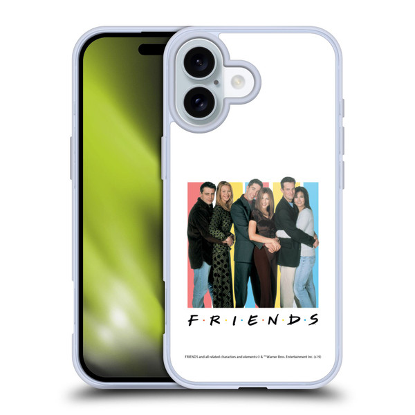 Friends TV Show Logos Cast Soft Gel Case for Apple iPhone 16