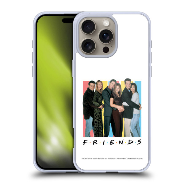 Friends TV Show Logos Cast Soft Gel Case for Apple iPhone 16 Pro Max