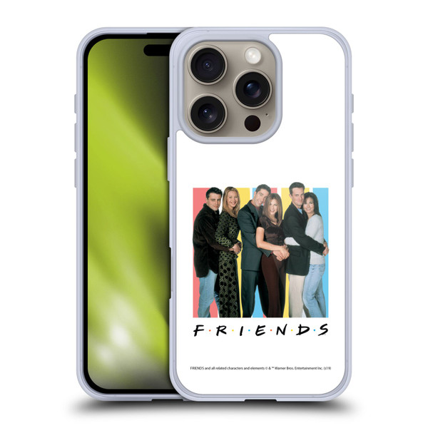 Friends TV Show Logos Cast Soft Gel Case for Apple iPhone 16 Pro