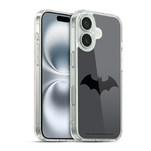 Batman DC Comics Logos Hush Soft Gel Case for Apple iPhone 16 & MagSafe