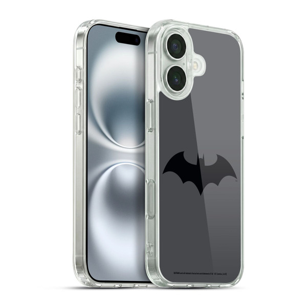 Batman DC Comics Logos Hush Soft Gel Case for Apple iPhone 16 Plus & MagSafe