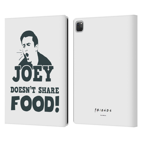 Friends TV Show Quotes Joey Food Leather Book Wallet Case Cover For Apple iPad Pro 13 M4 2024