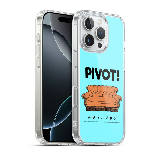 Friends TV Show Quotes Pivot Soft Gel Case for Apple iPhone 16 Pro & MagSafe