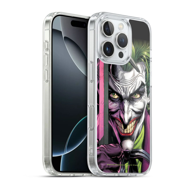 Batman DC Comics Three Jokers The Clown Soft Gel Case for Apple iPhone 16 Pro & MagSafe