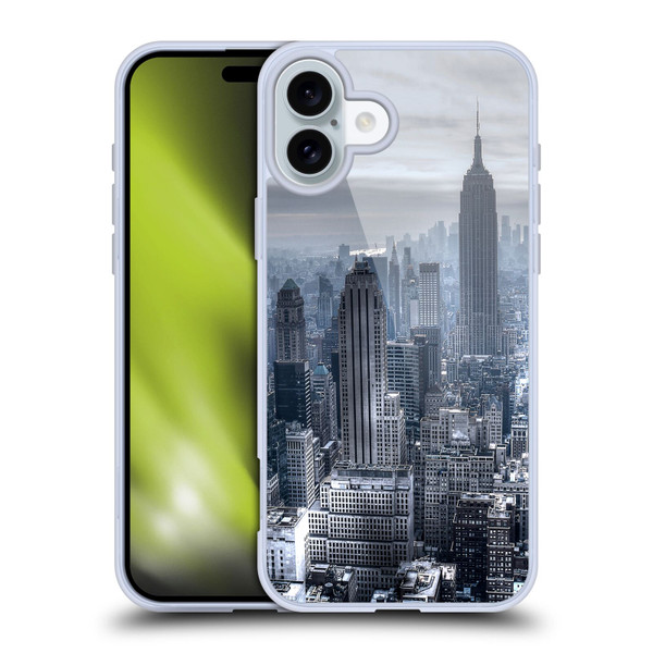 Haroulita Places New York 3 Soft Gel Case for Apple iPhone 16 Plus