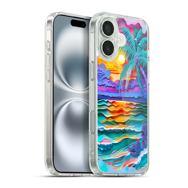 Haroulita Sceneries Sunset Soft Gel Case for Apple iPhone 16 Plus & MagSafe