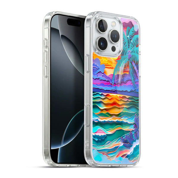 Haroulita Sceneries Sunset Soft Gel Case for Apple iPhone 16 Pro Max & MagSafe