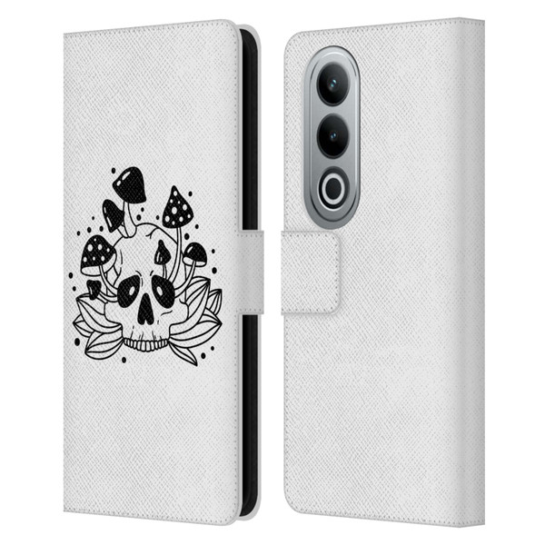 Haroulita Celestial Tattoo Skull Leather Book Wallet Case Cover For OPPO OnePlus Ace 3V 5G