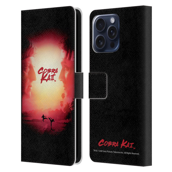 Cobra Kai Graphics 2 Season 2 Poster Leather Book Wallet Case Cover For Apple iPhone 16 Pro Max
