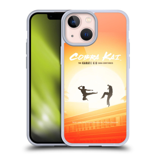 Cobra Kai Graphics Karate Kid Saga Soft Gel Case for Apple iPhone 13 Mini & MagSafe