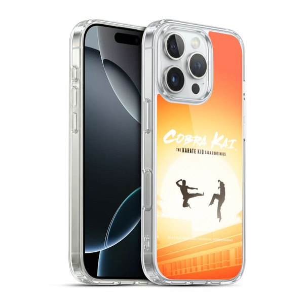 Cobra Kai Graphics Karate Kid Saga Soft Gel Case for Apple iPhone 16 Pro & MagSafe