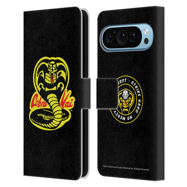 Cobra Kai Graphics Logo Leather Book Wallet Case Cover For Google Pixel 9 / Pixel 9 Pro