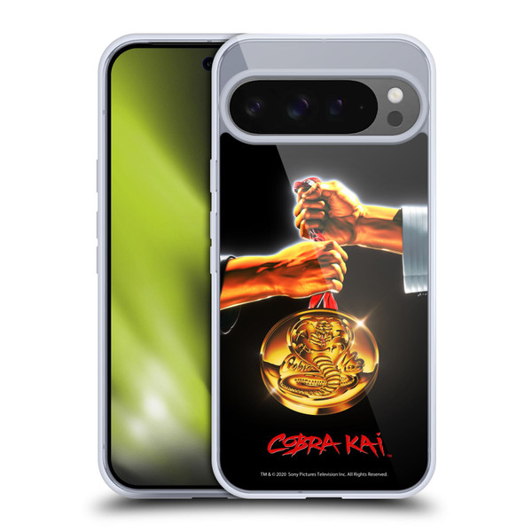 Cobra Kai Graphics Gold Medal Soft Gel Case for Google Pixel 9 Pro XL