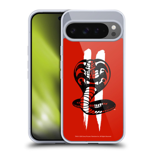 Cobra Kai Graphics Season 2 Logo Soft Gel Case for Google Pixel 9 Pro XL