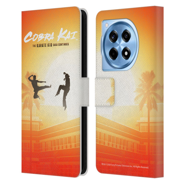 Cobra Kai Graphics Karate Kid Saga Leather Book Wallet Case Cover For OnePlus 12R