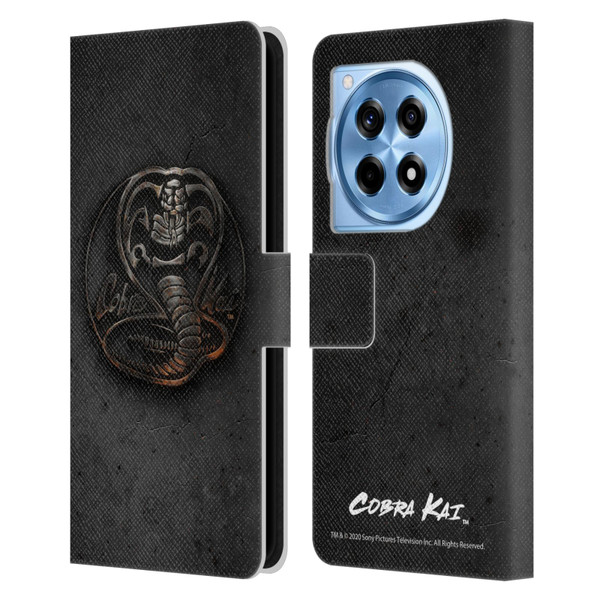 Cobra Kai Graphics Metal Logo Leather Book Wallet Case Cover For OnePlus 12R