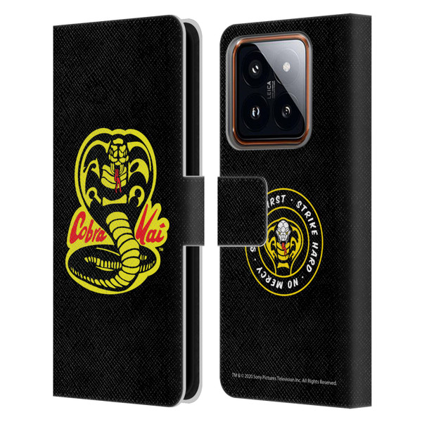 Cobra Kai Graphics Logo Leather Book Wallet Case Cover For Xiaomi 14