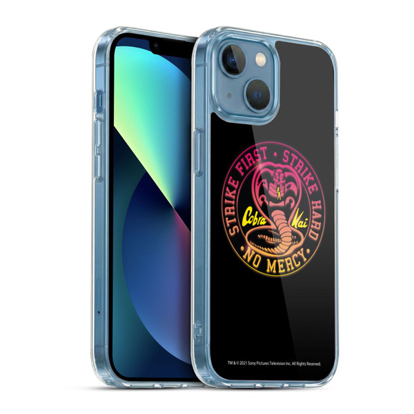 Cobra Kai Key Art Strike Hard Logo Soft Gel Case for Apple iPhone 13 Mini & MagSafe