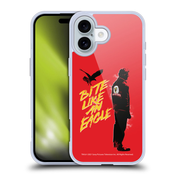 Cobra Kai Key Art Johnny Lawrence Eagle Bite Soft Gel Case for Apple iPhone 16