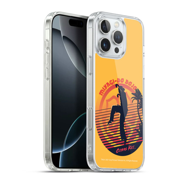 Cobra Kai Key Art Miyagi Do Logo Soft Gel Case for Apple iPhone 16 Pro Max & MagSafe