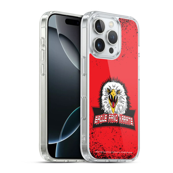 Cobra Kai Key Art Eagle Fang Logo Soft Gel Case for Apple iPhone 16 Pro & MagSafe