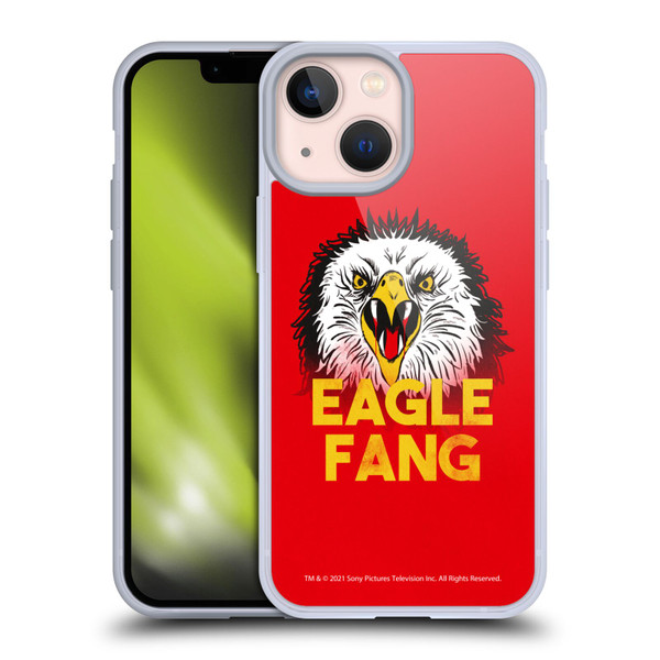 Cobra Kai Season 4 Key Art Team Eagle Fang Soft Gel Case for Apple iPhone 13 Mini