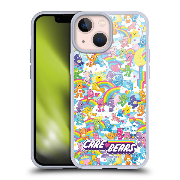 Care Bears 40th Anniversary Rainbow Soft Gel Case for Apple iPhone 13 Mini & MagSafe