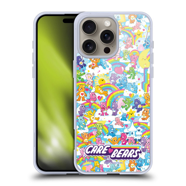 Care Bears 40th Anniversary Rainbow Soft Gel Case for Apple iPhone 16 Pro Max & MagSafe