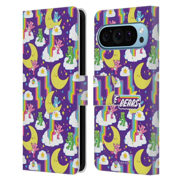 Care Bears 40th Anniversary Rainbow Falls Leather Book Wallet Case Cover For Google Pixel 9 / Pixel 9 Pro