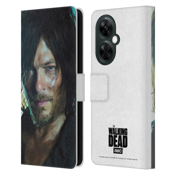 AMC The Walking Dead Characters Daryl Leather Book Wallet Case Cover For OnePlus Nord CE 3 Lite 5G