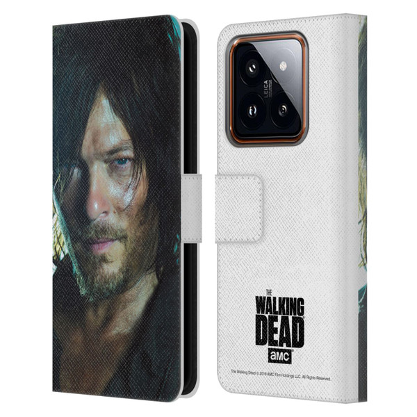 AMC The Walking Dead Characters Daryl Leather Book Wallet Case Cover For Xiaomi 14