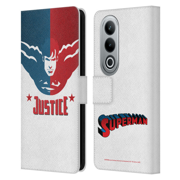 Superman DC Comics Character Art Justice Leather Book Wallet Case Cover For OPPO OnePlus Ace 3V 5G