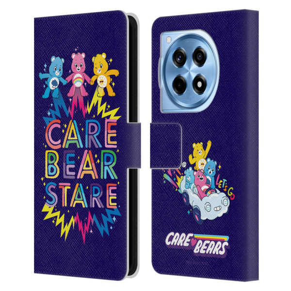 Care Bears 40th Anniversary Stare Leather Book Wallet Case Cover For OnePlus 12R