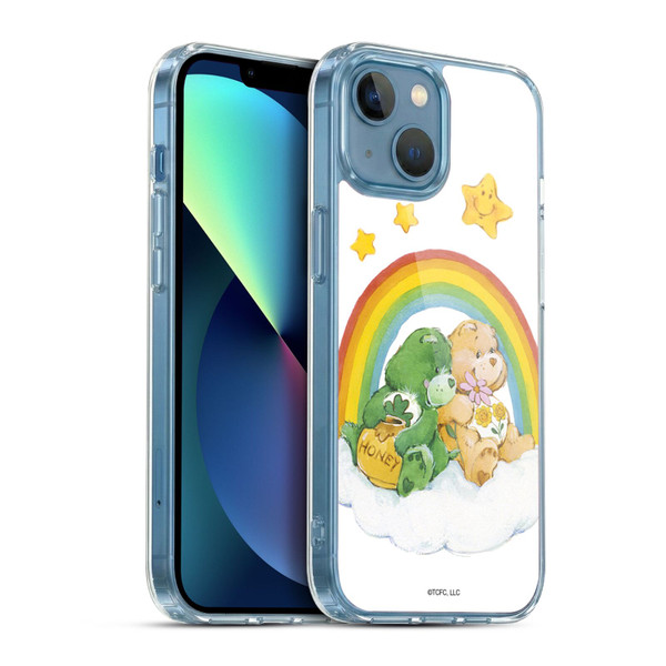 Care Bears Classic Rainbow 2 Soft Gel Case for Apple iPhone 13 Mini & MagSafe