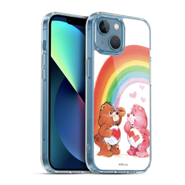 Care Bears Classic Rainbow Soft Gel Case for Apple iPhone 13 Mini & MagSafe