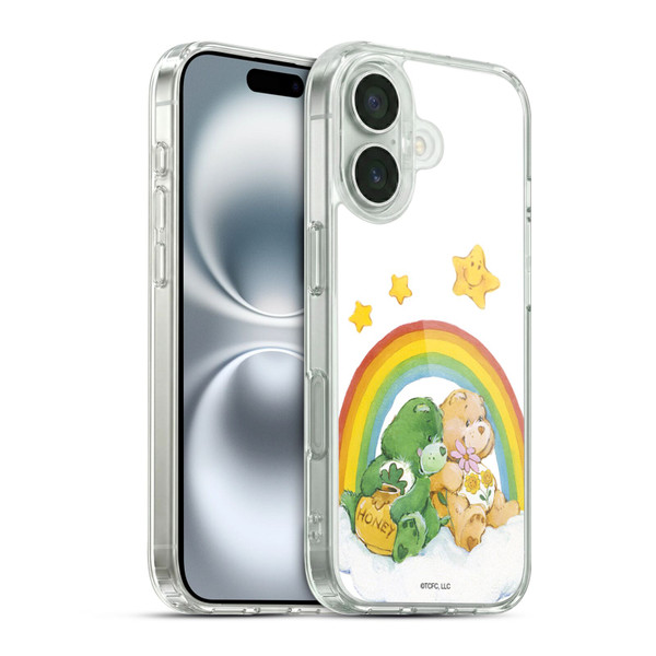 Care Bears Classic Rainbow 2 Soft Gel Case for Apple iPhone 16 & MagSafe
