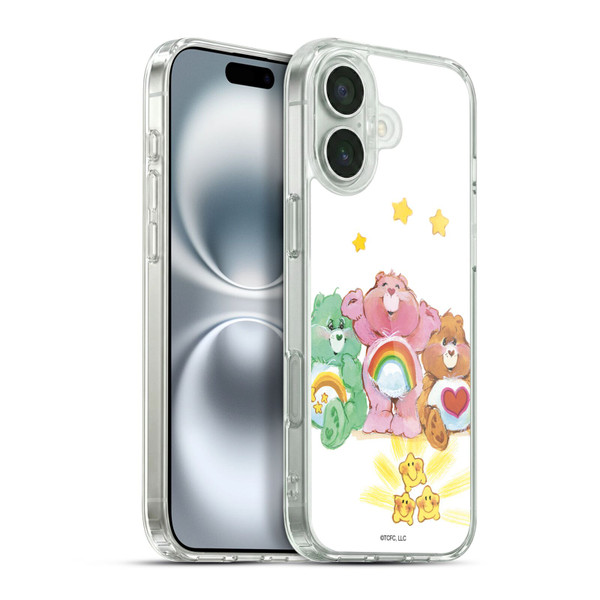 Care Bears Classic Group Soft Gel Case for Apple iPhone 16 Plus & MagSafe